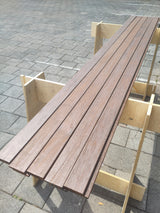 Platowood Fraké channelsiding 18x90 Naturel