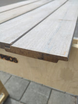 Fraké 18x140 channelsiding voorgegrijsd of zwart