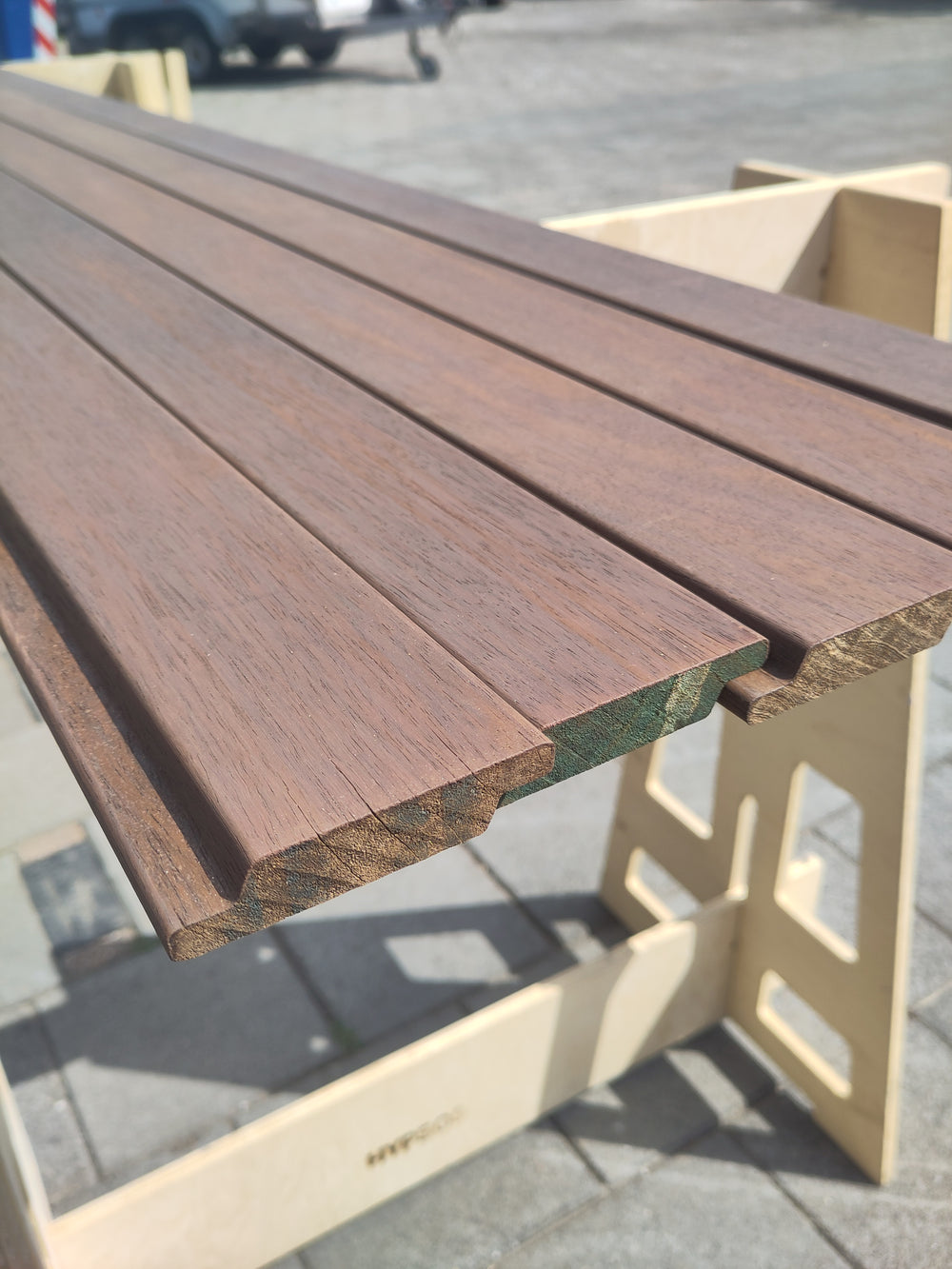 Platowood Fraké channelsiding 18x90 Naturel